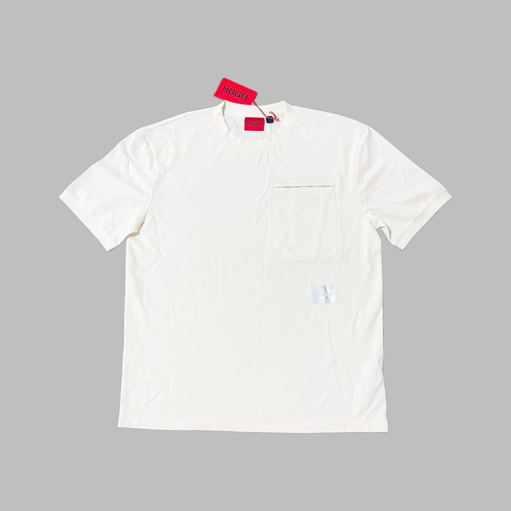 HUGO Natural Jersey Style T-Shirt